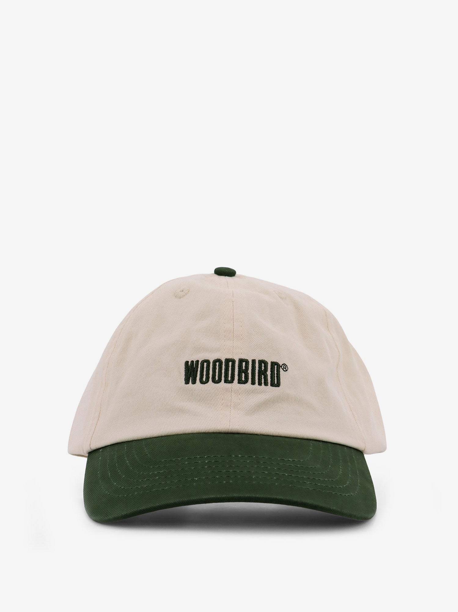 2336013 Cotton Twill Colorblock Baseball Cap — Beige