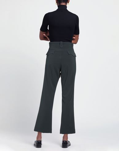 Woman Pants Dark green