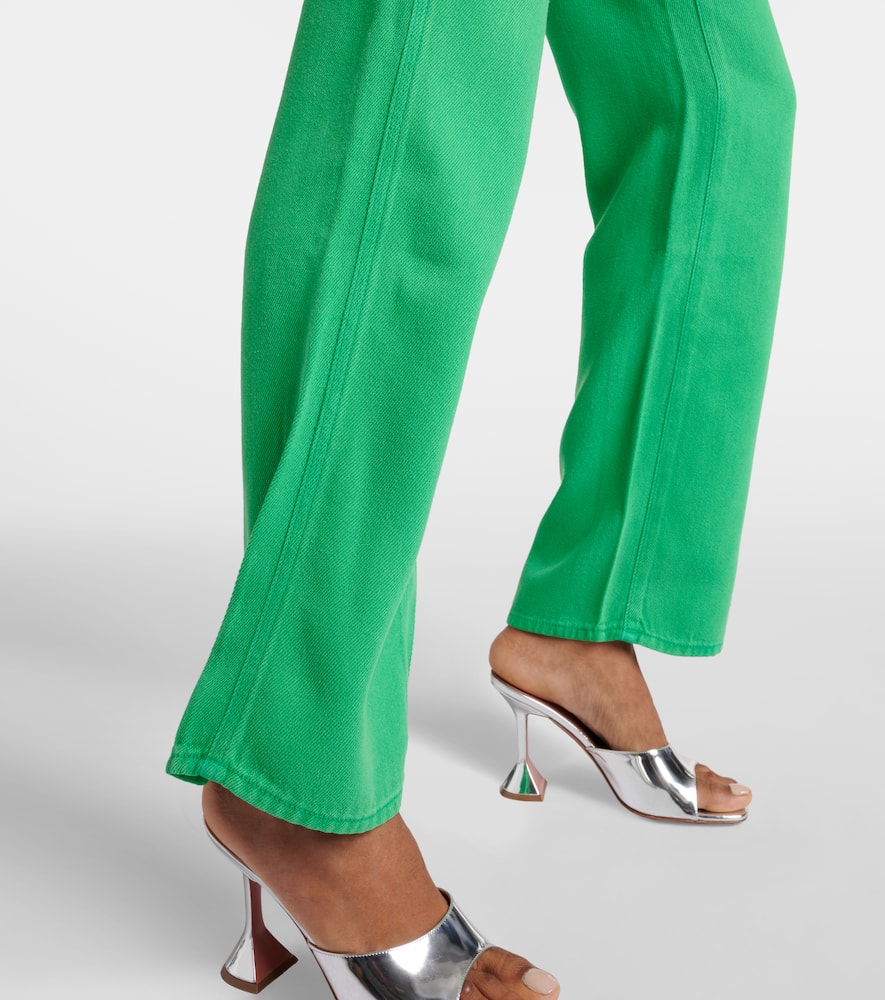 Tess high-rise straight jeans