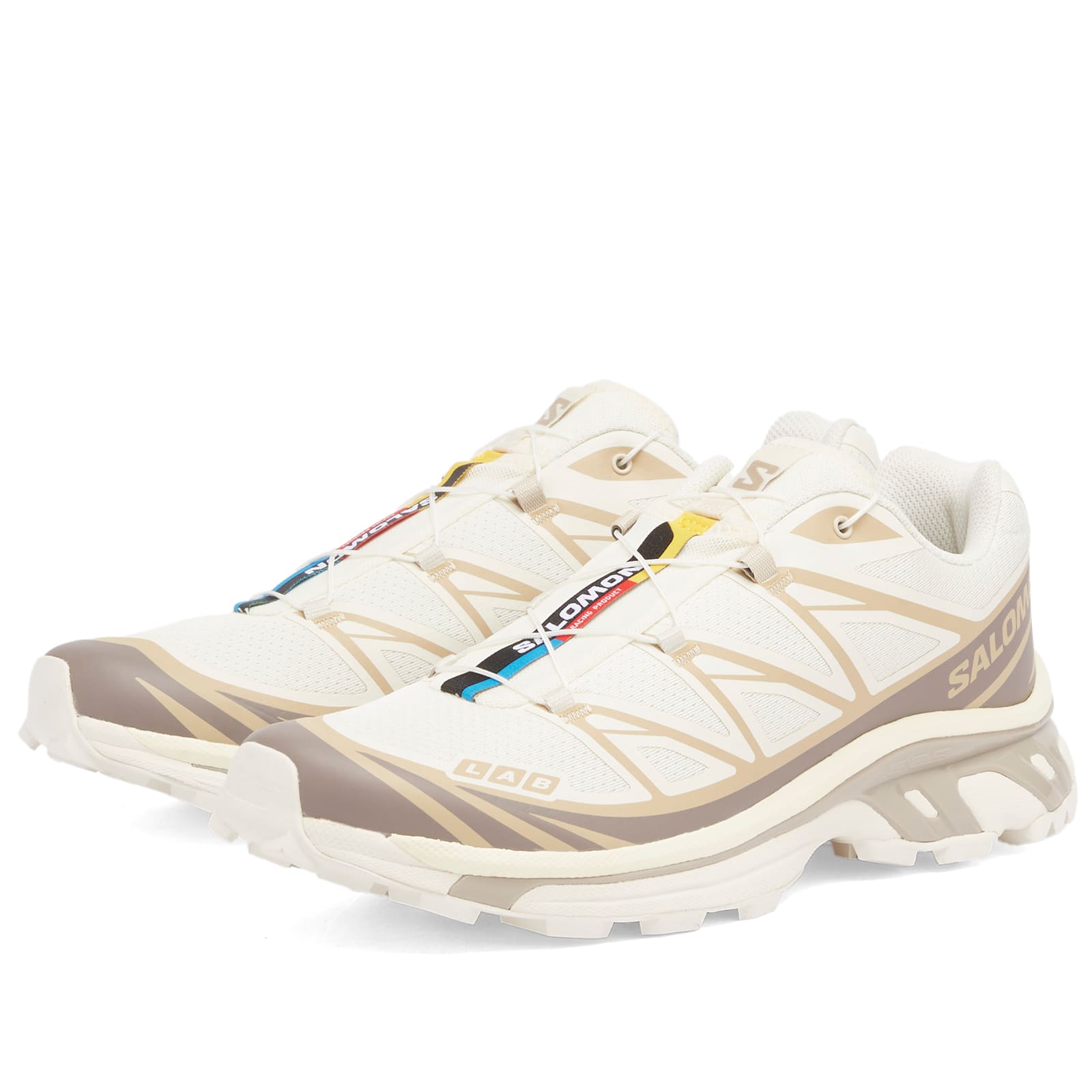 Salomon Xt-6 Sneaker in Vanilla Ice/Iron/Etherea