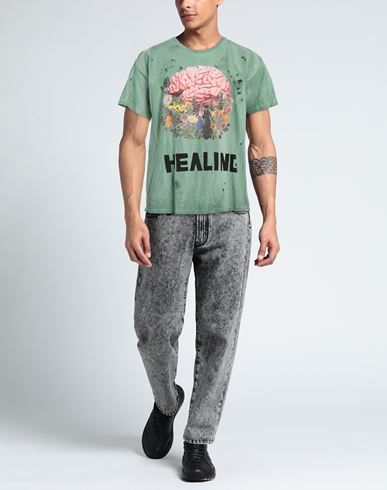 Man T-shirt Light green