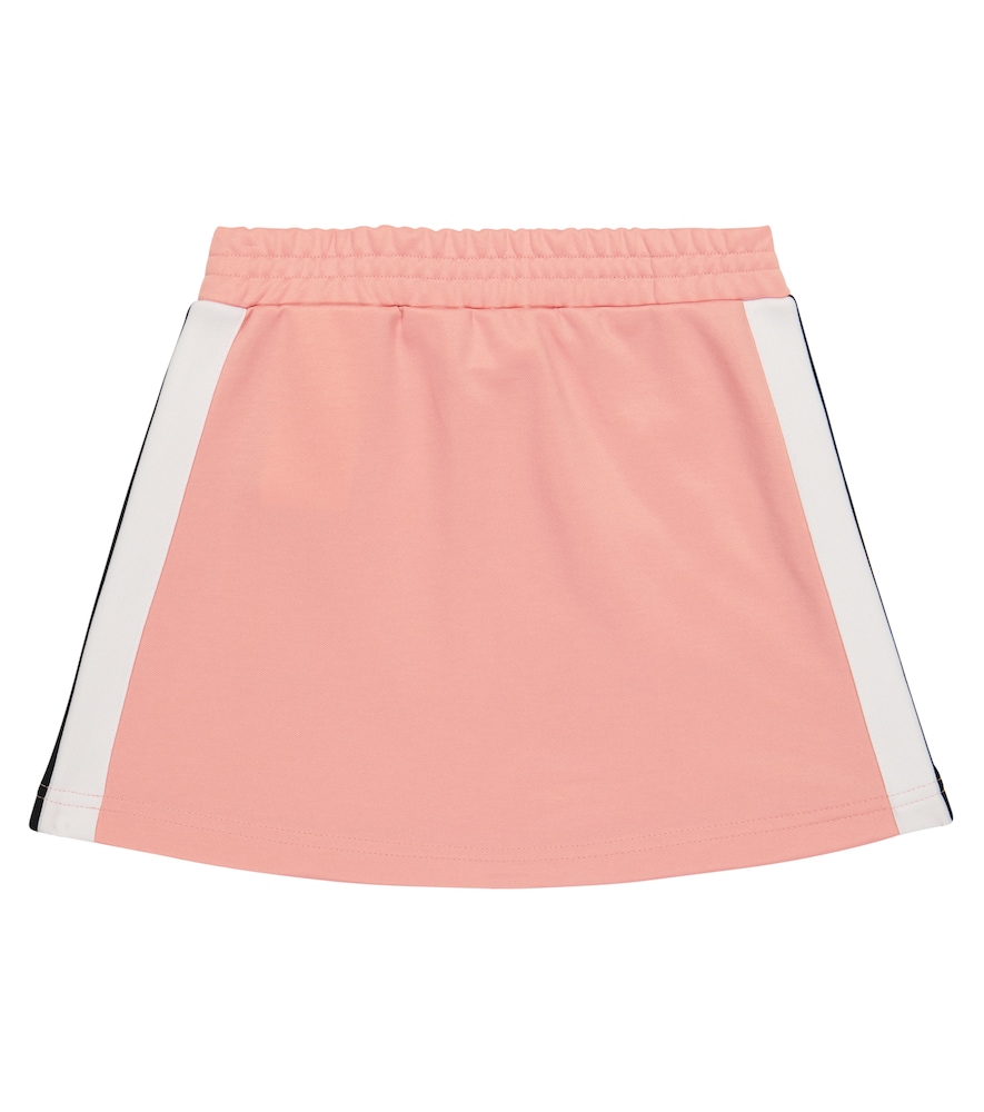 Side-paneled track skirt
