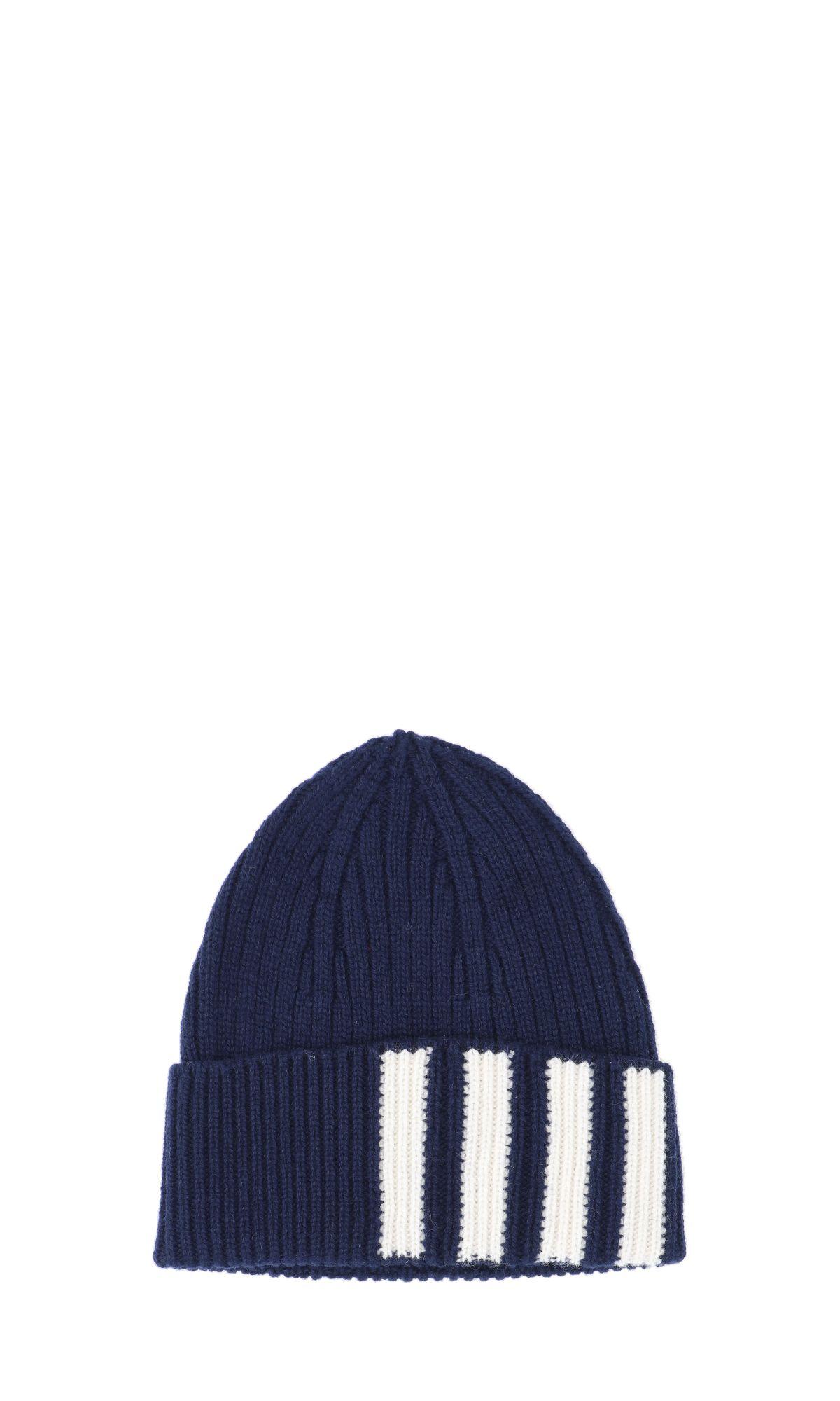 4-Bar striped beanie