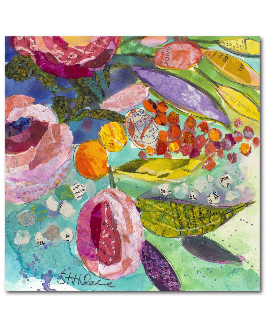 Wall Decor Bouquet Rose Gallery Wrapped Canvas Wall Art