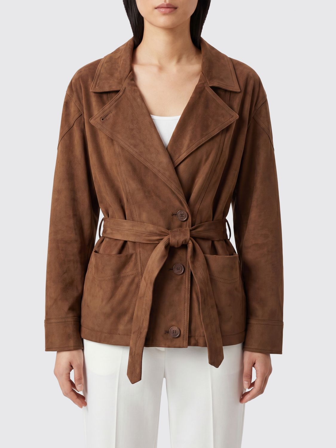 Jacket Woman color Brown