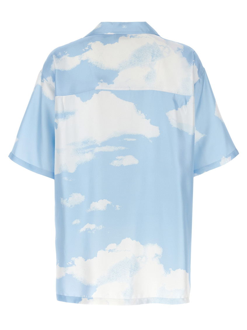 Light Blue Silk Shirt