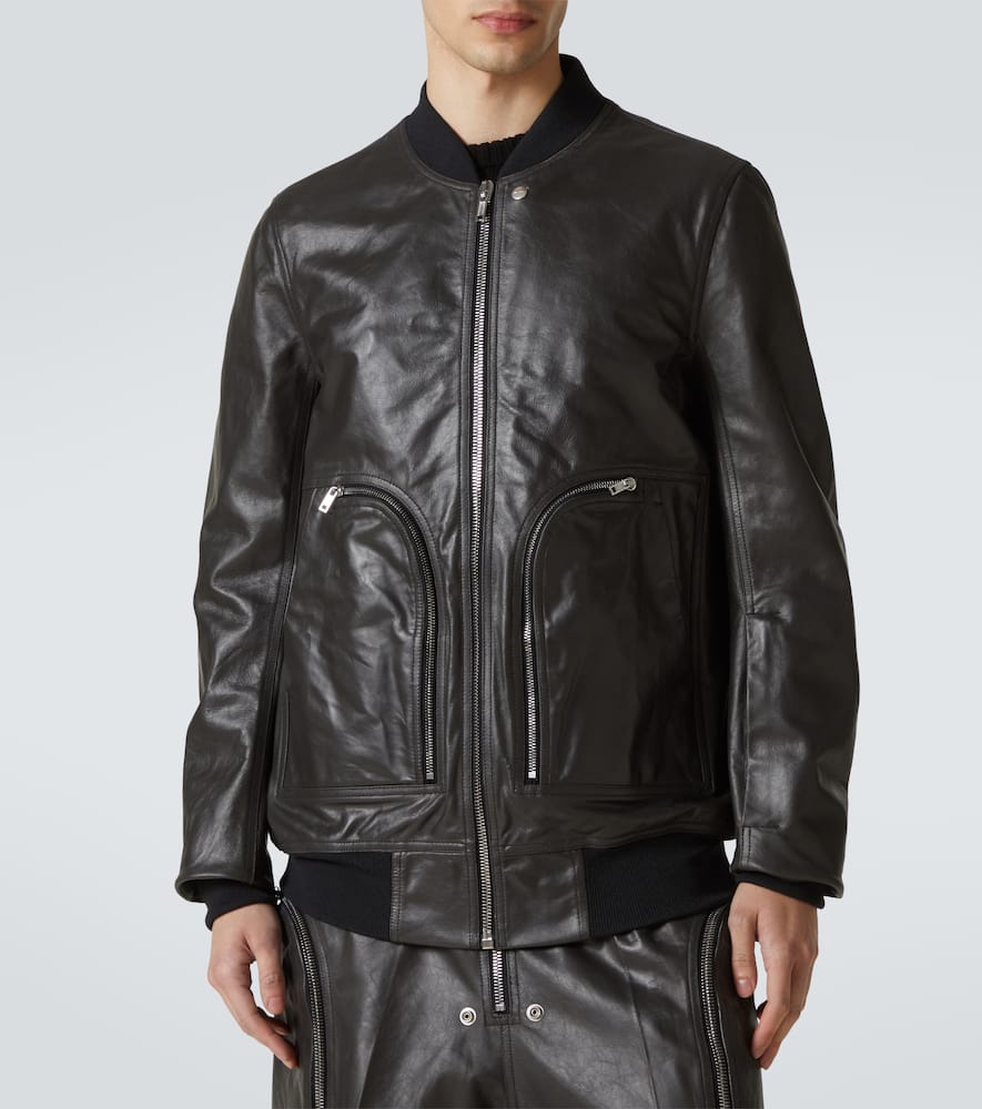 Bauhaus Flight leather bomber jacket
