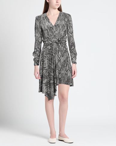 Seventy Venezia Sergio Tegon Woman Mini dress Charcoal Size 6 Viscose