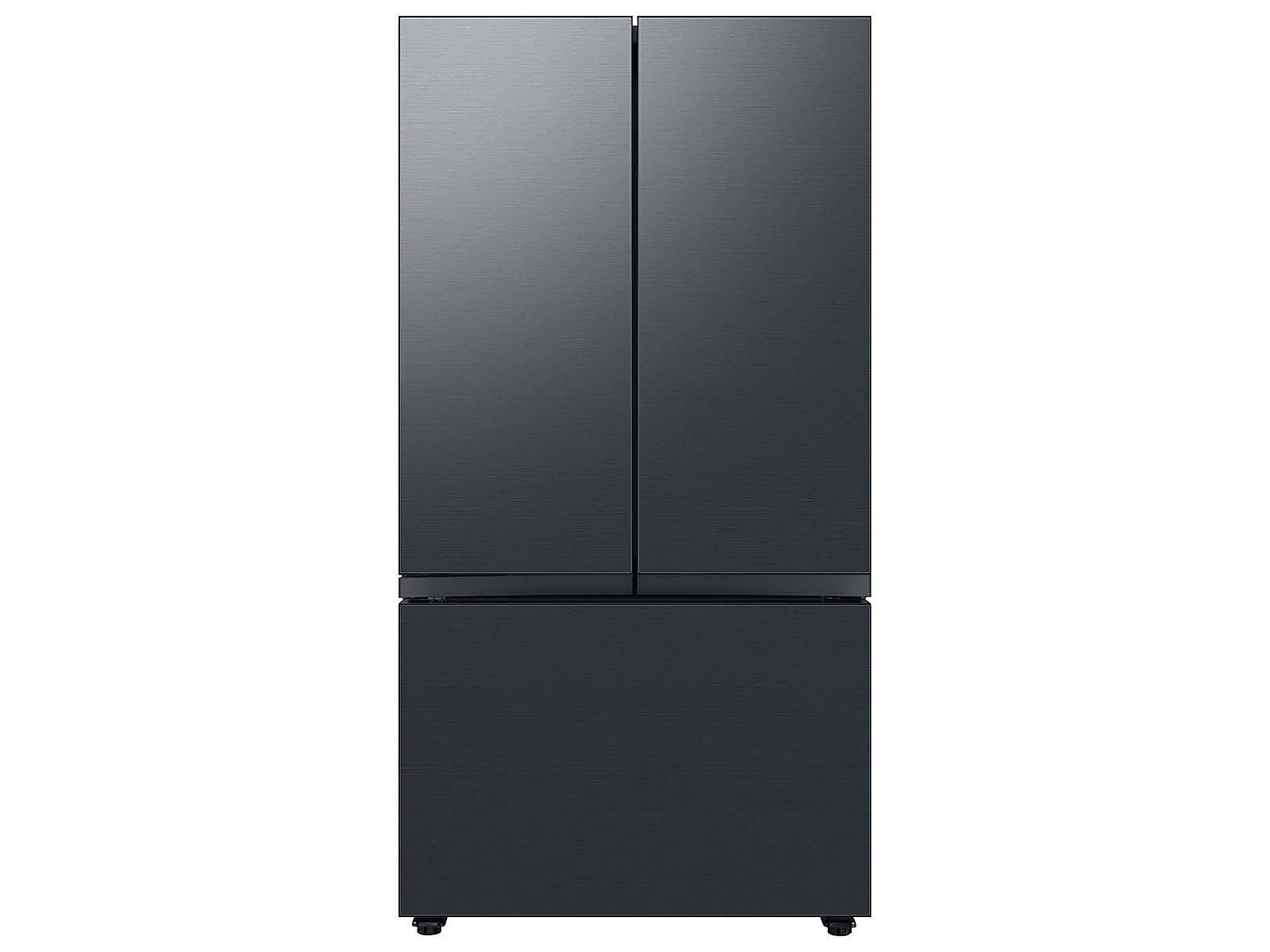 Bespoke 3-Door French Door Refrigerator Panel in Matte in Black Steel - Top Panel(RA-F18DU3MT/AA)