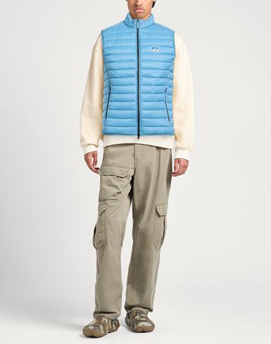 Man Vest Sky blue Size XXS Polyamide