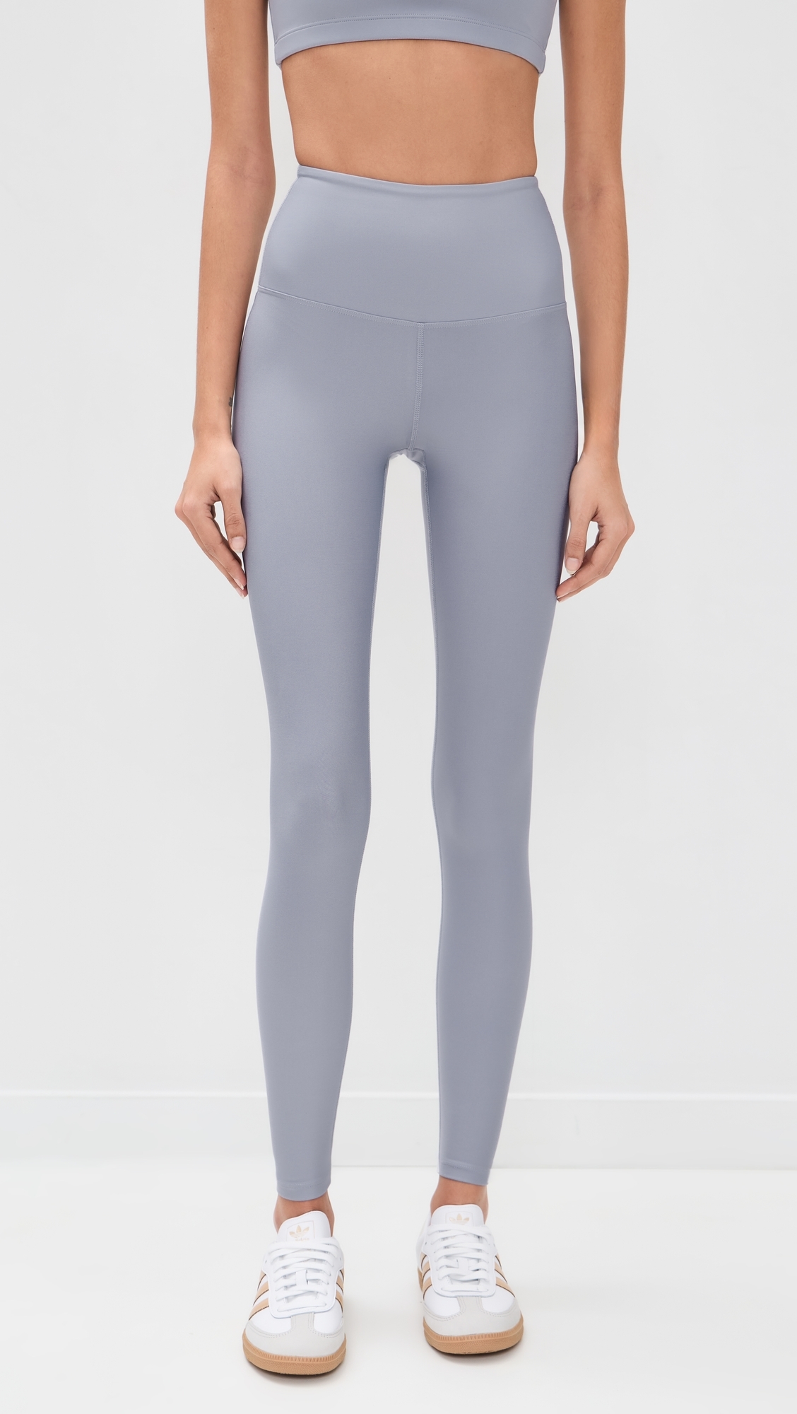 Recycled High Rise Leggings Lilac/Grey
