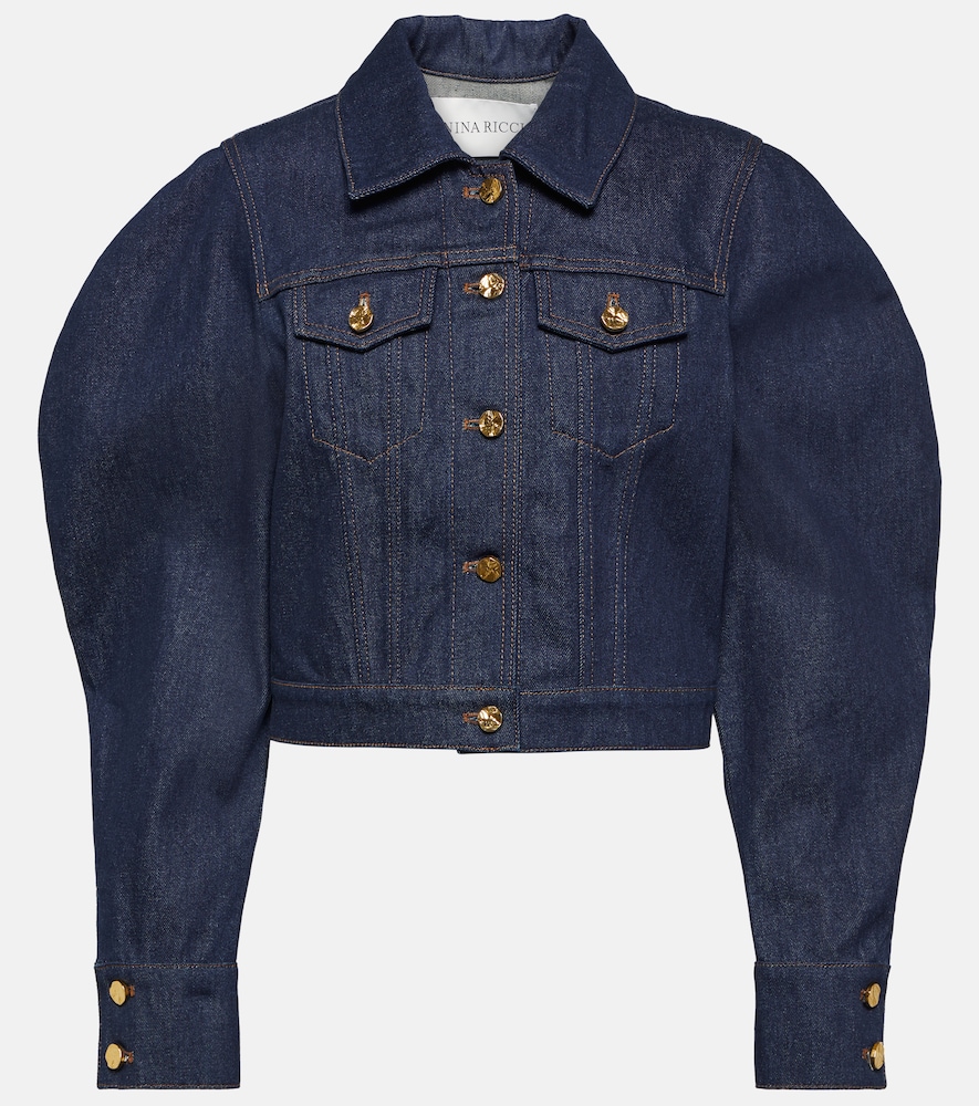 Cropped denim jacket