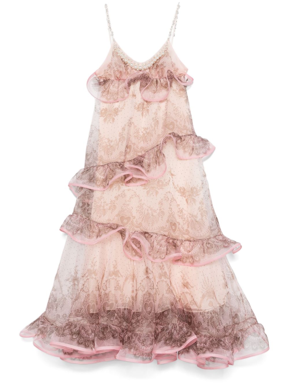 Crush maxi dress - Pink