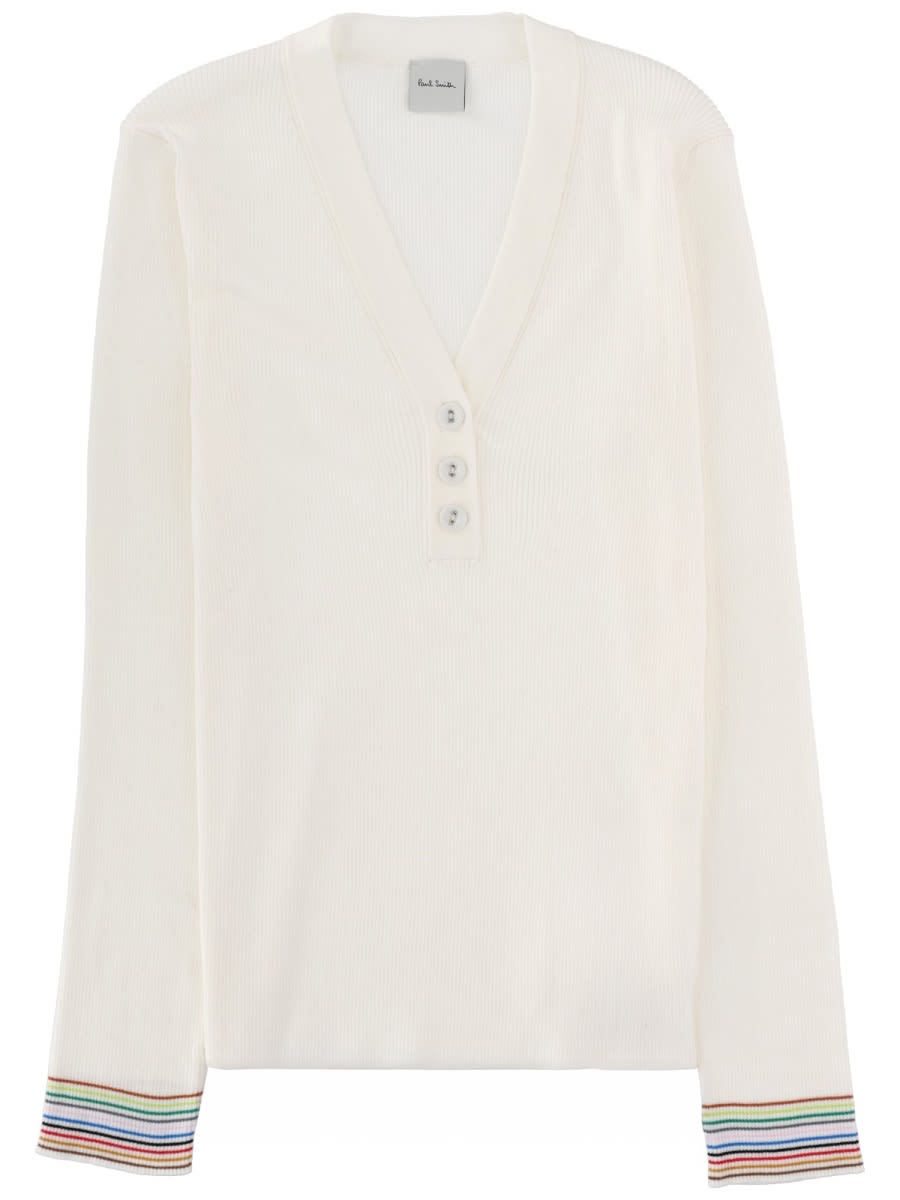 Paul Smith - knit cardigan button detail long sleeve