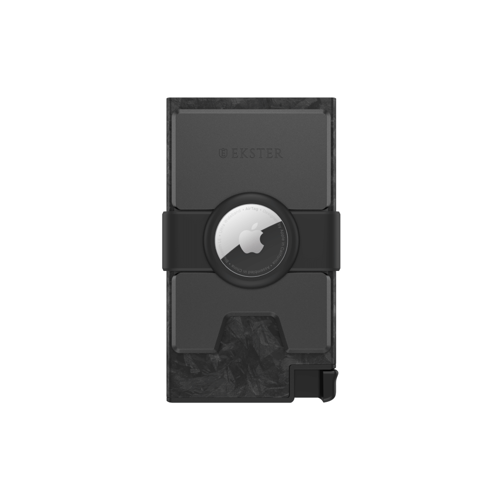 Ekster Cardholder for AirTag Fits up to 12 cards & cash Apple Compatible Green Ore