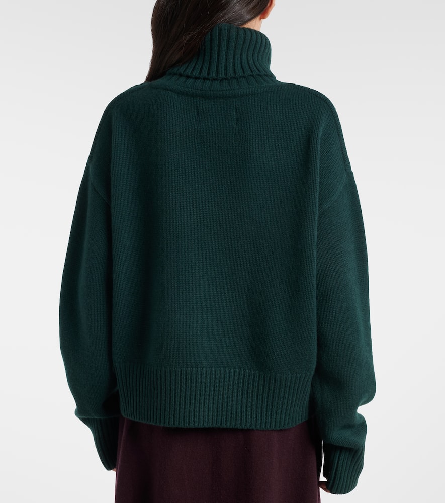 Crop Xtra cashmere turtleneck sweater