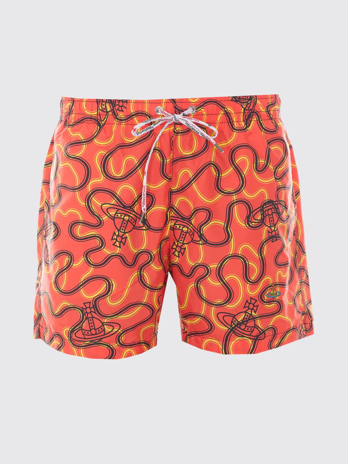 Orb Monogram Polyamide Swimming Trunks with Elasticated Waist
