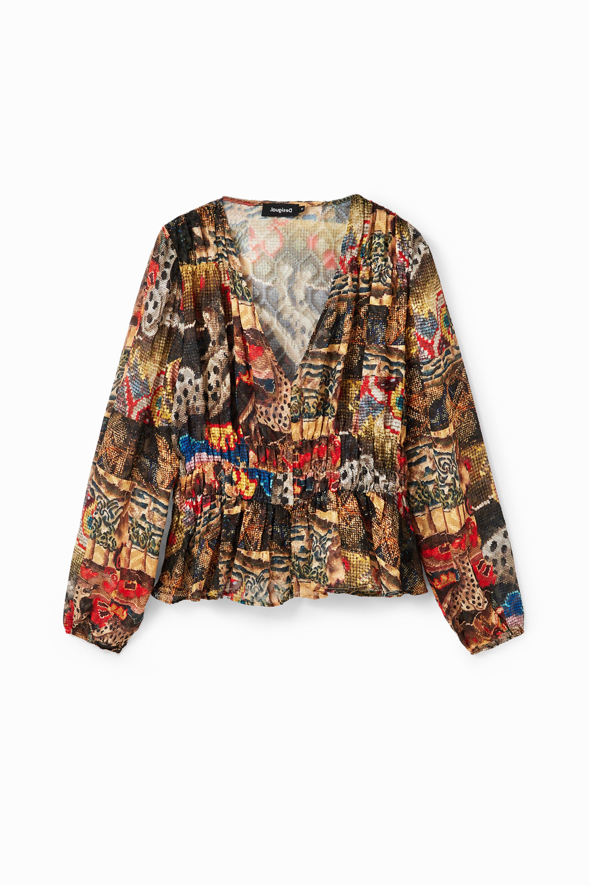 M. Christian Lacroix tapestry blouse