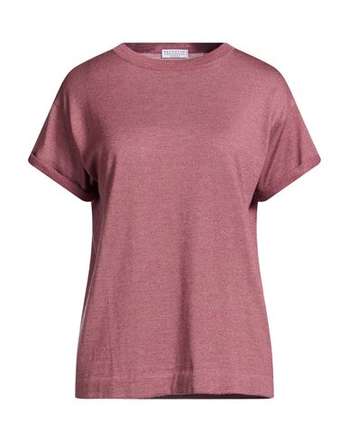 Cashmere Woman Sweater Antique rose Size L Cashmere, Silk, Polyamide, Metallic Polyester