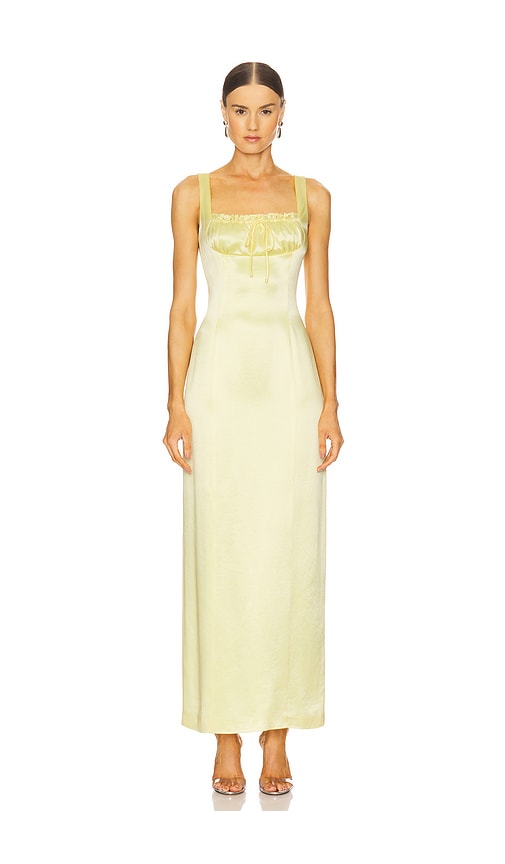 Line & dot maxivestido limone en color amarillo  S  también en