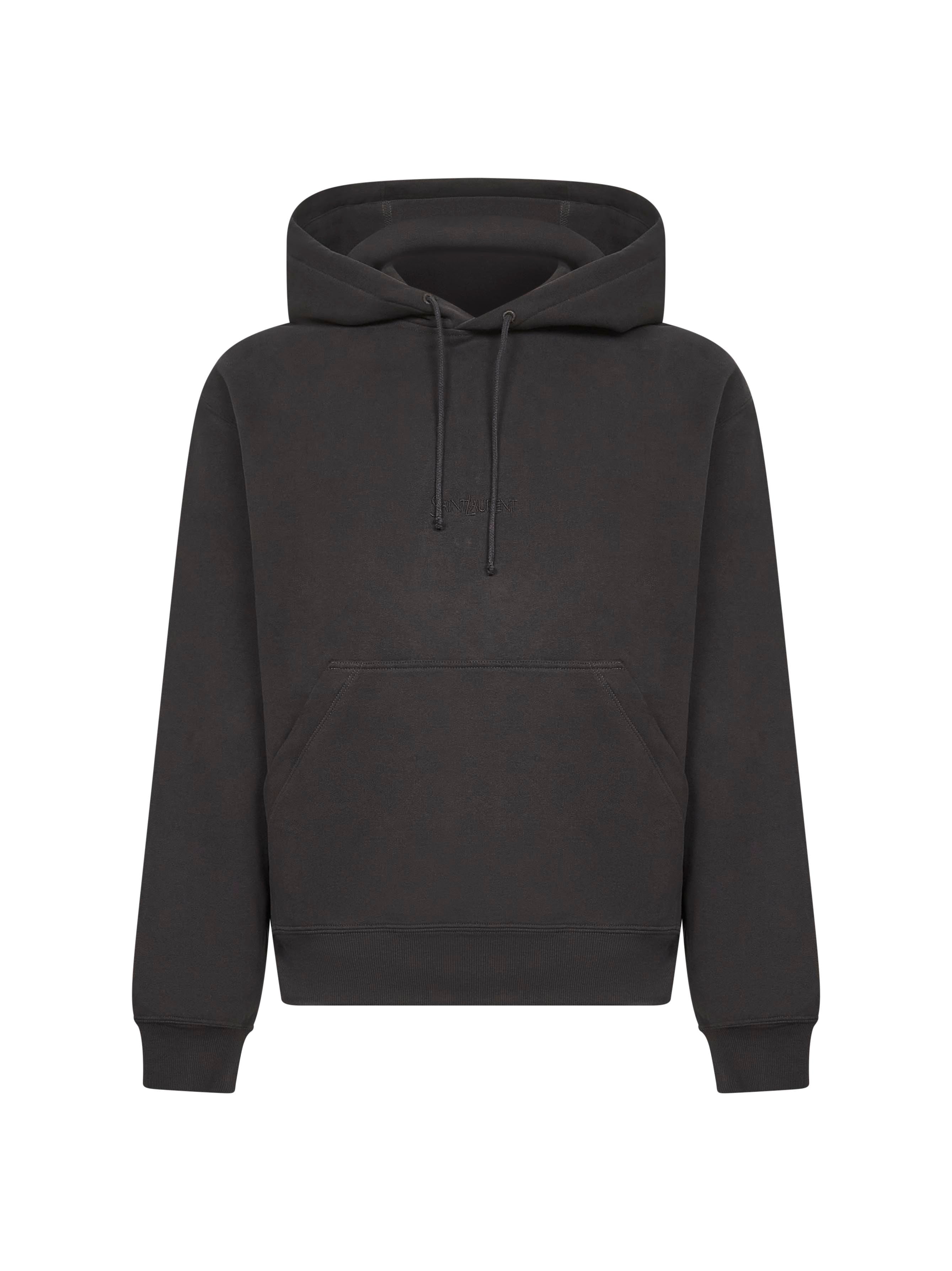 Cotton Hoodie Hoodie — Black