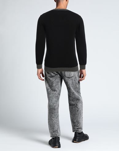 Man Sweater Black Size S Wool, Cashmere