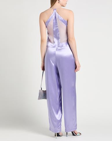 Woman Jumpsuit Mauve Size 2 Viscose, Polyester