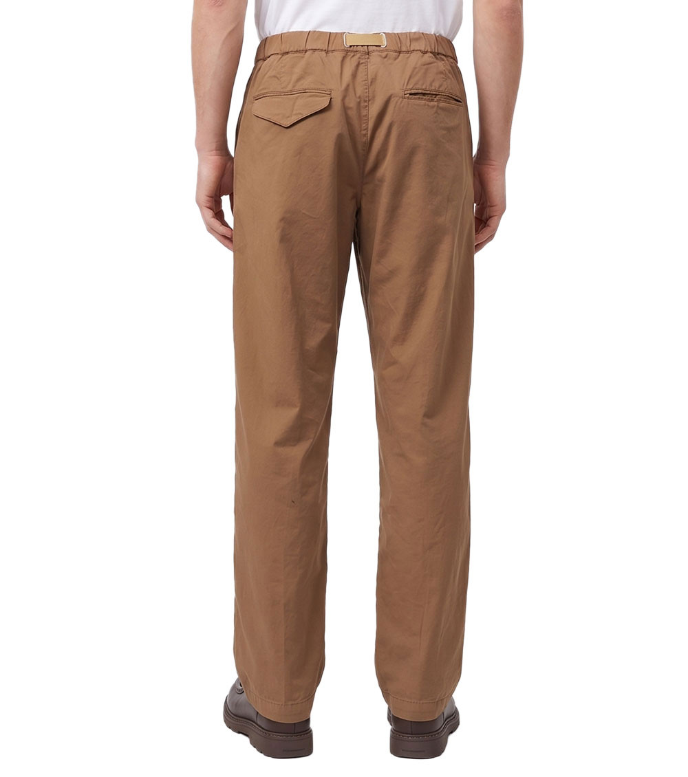 Brown Flat Front Pants