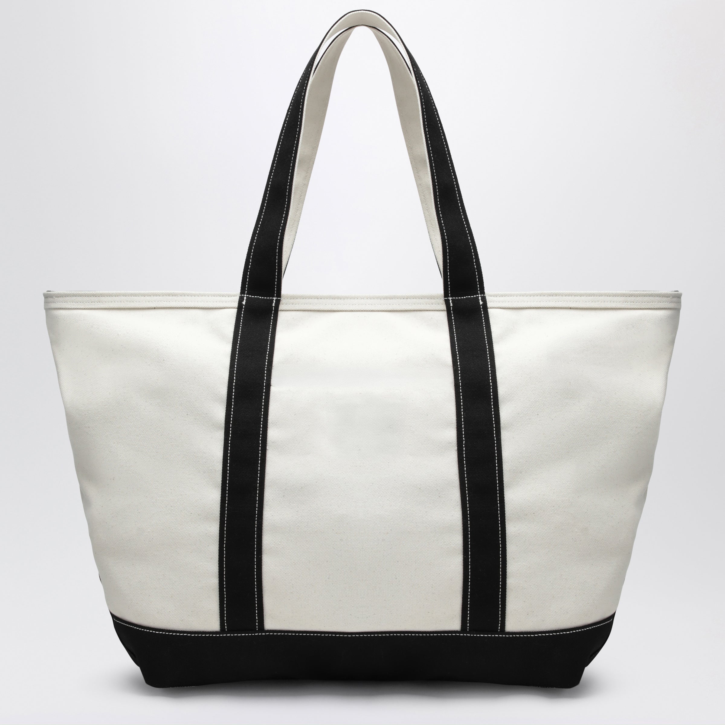 Canvas Beach Tote canvas in natural/black