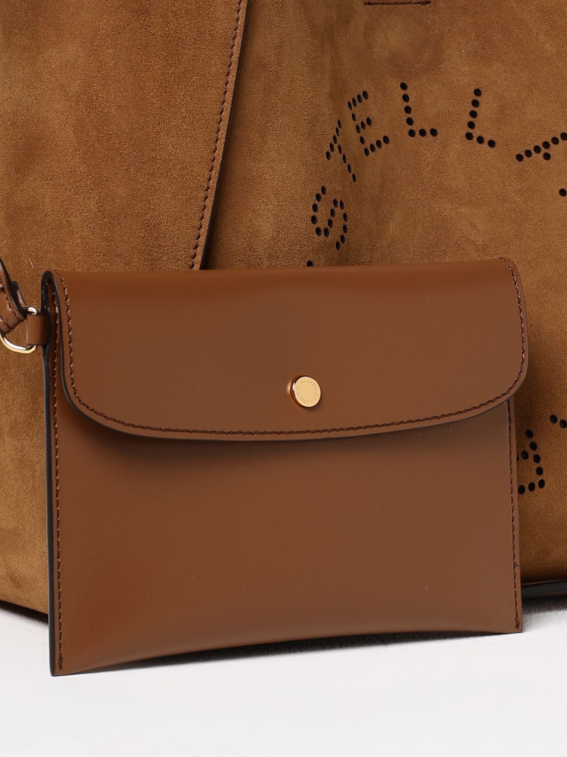 Logo Top Handle tote bag - Brown
