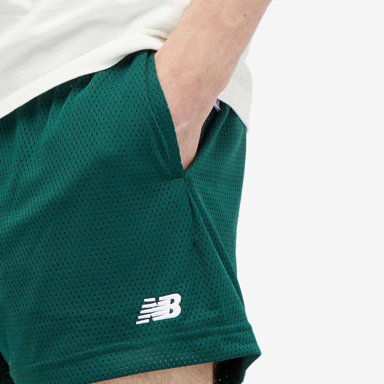 Men's Mesh Short 5 Inch in Nightwatch Green, Size X-Large 