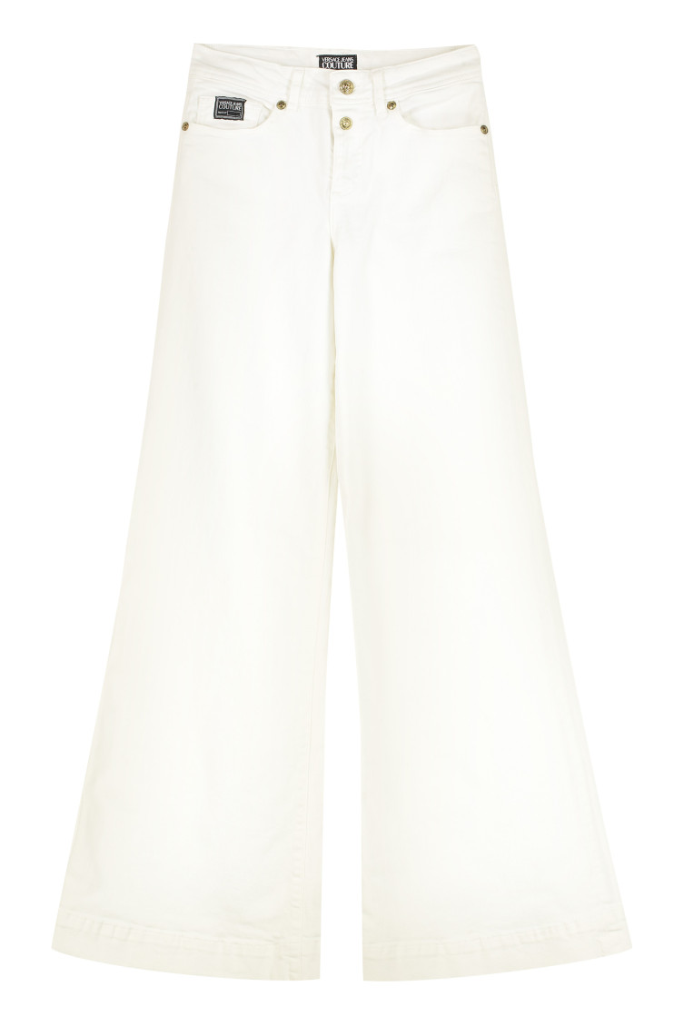 5 Pockets Bull Stretch Slim Wide Leg