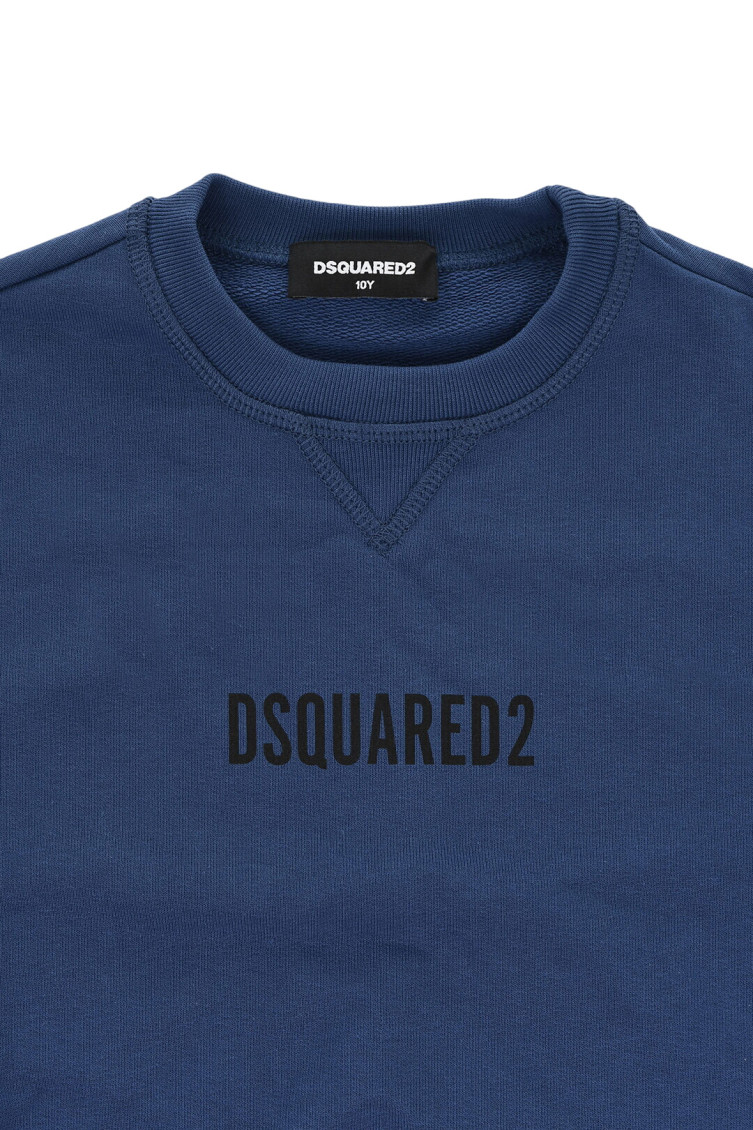 Boys Navy Blue Relaxed Sweatshirt