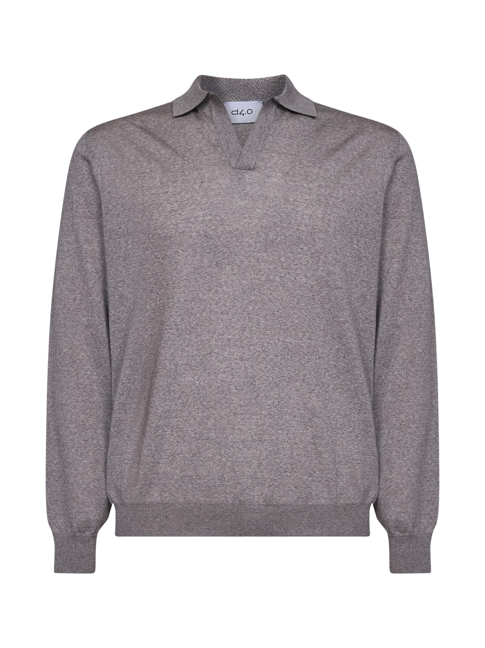 Virgin Wool Polo Shirt — Beige