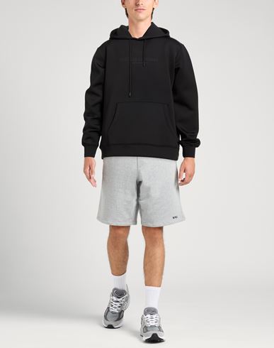 Man Sweatshirt Black Size XXL Polyester