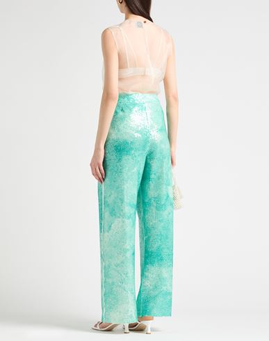 Aviù Woman Pants Light green Size 6 Polyester