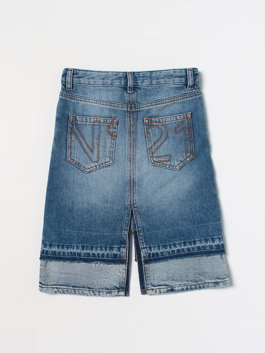 Skirt Kids color Blue