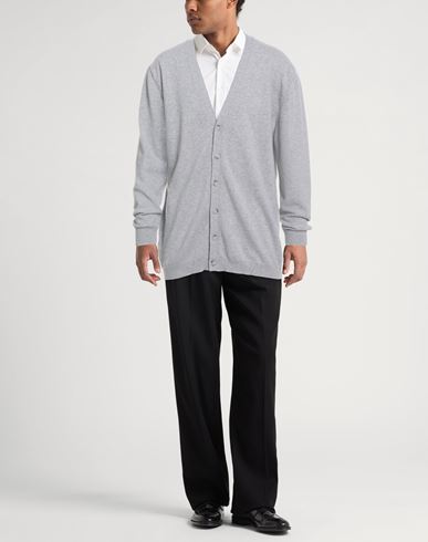 Man Cardigan Light grey Size XXL Wool, Cashmere