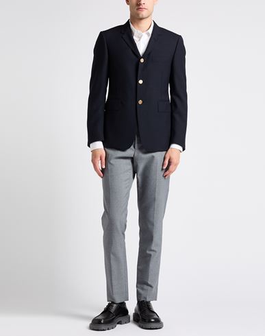 Thom Browne Man Blazer Midnight blue Size 4 Wool
