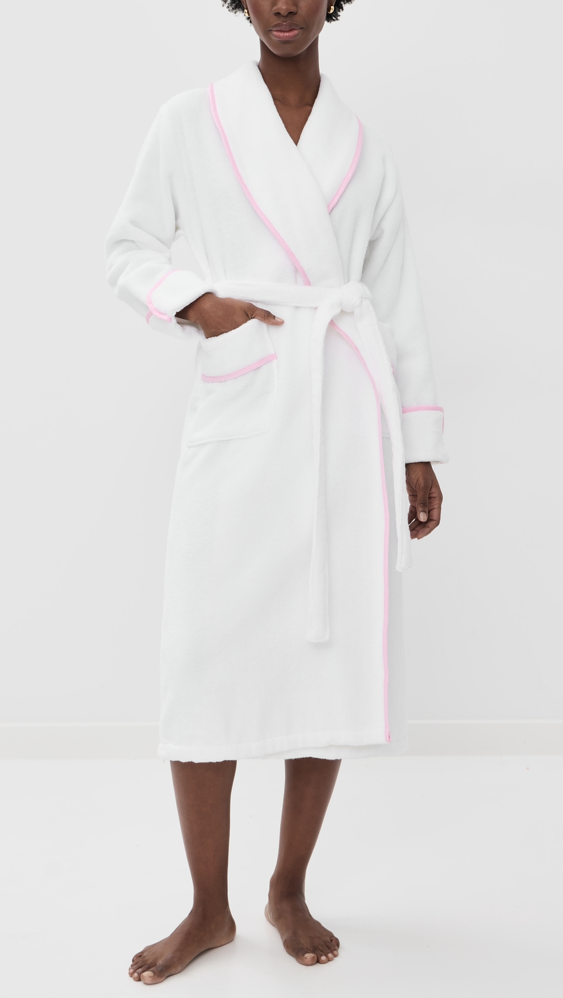 The Hotel Robe Light Pink M