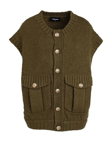 Woman Cardigan Military green
