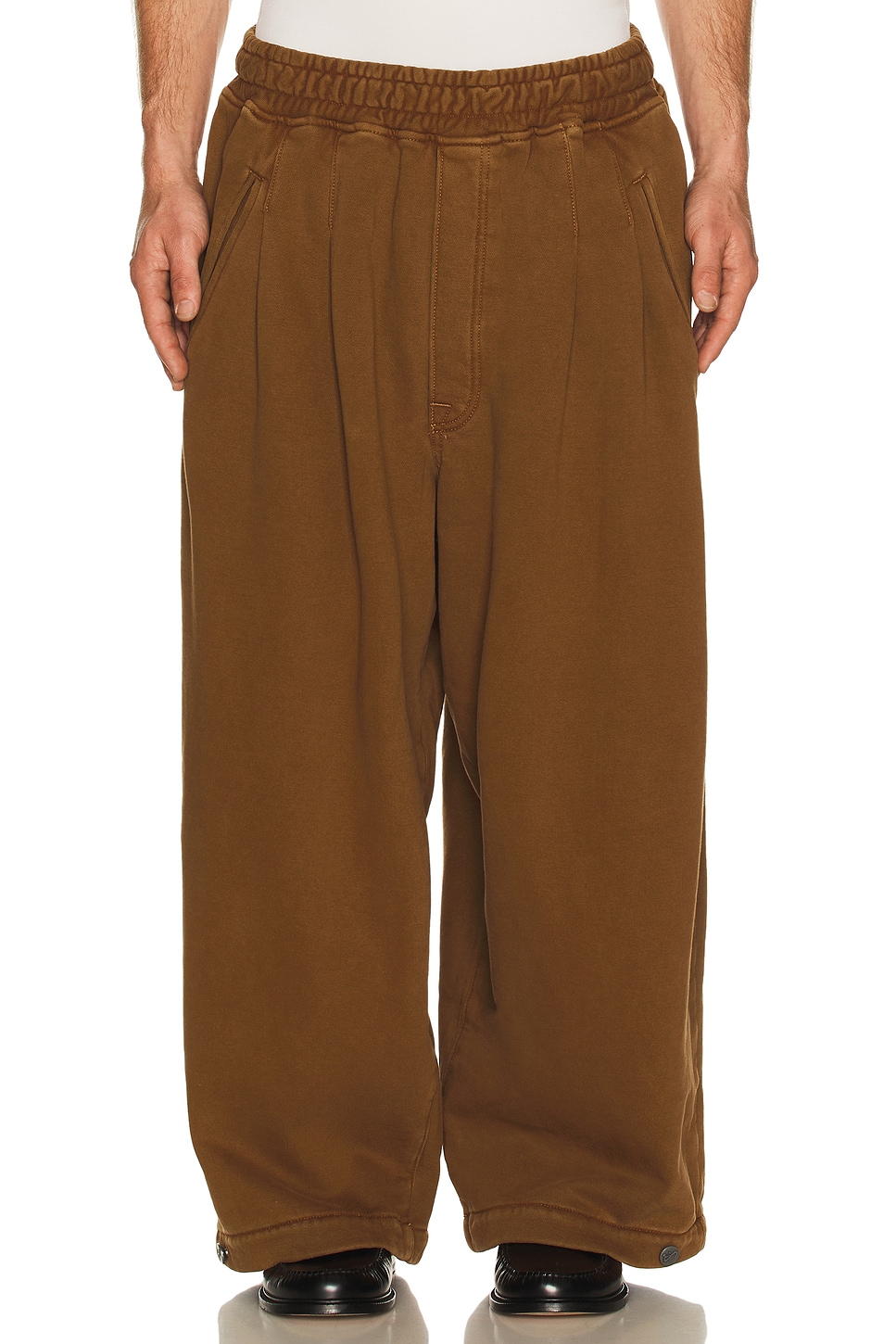 Art Community Triptych Sweatpant in Brown. - L also in M, S, XL/1X
