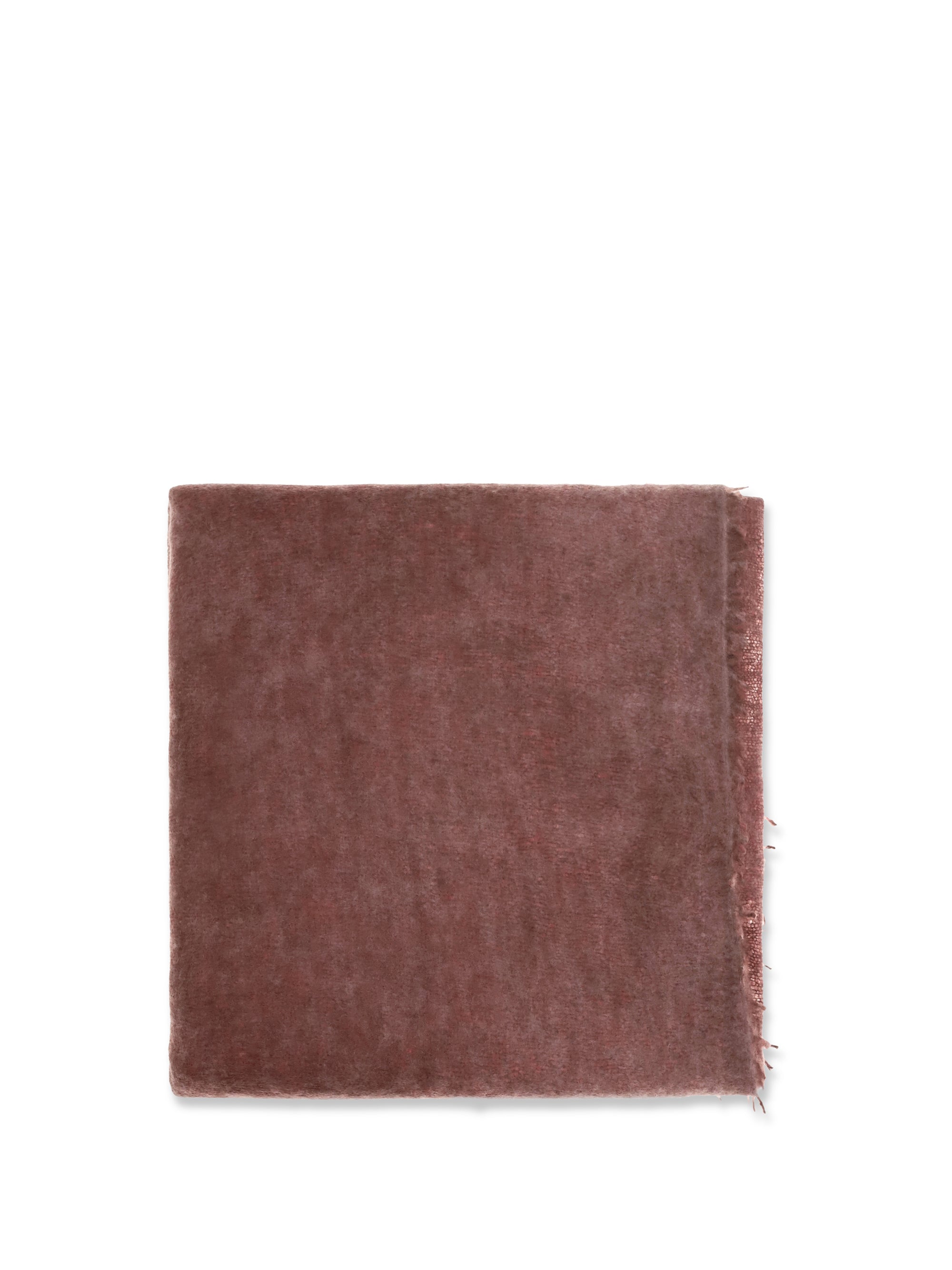 Lightweight Cashmere Scarf — Brown