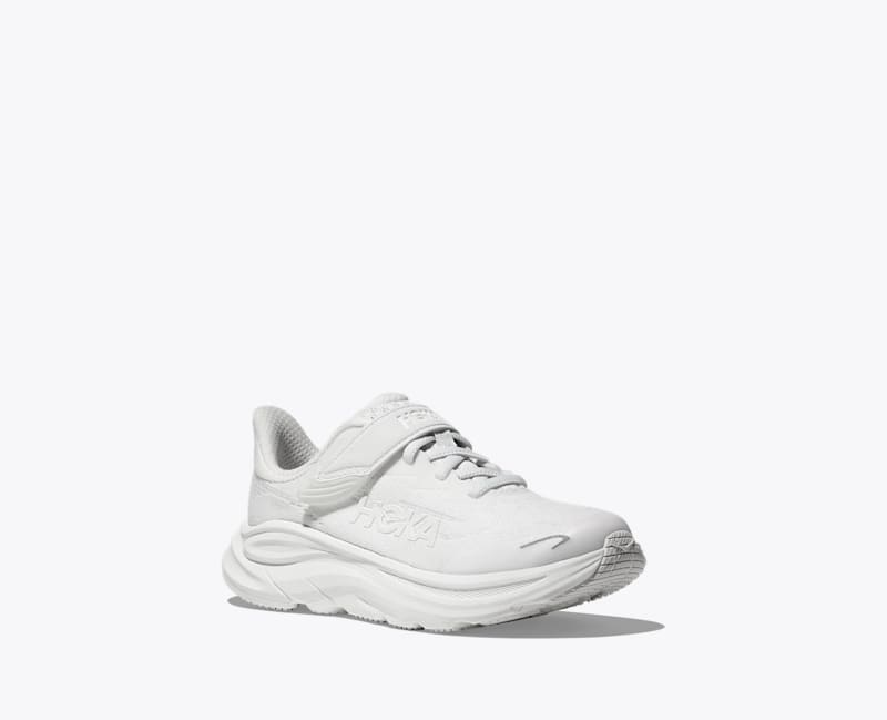HOKA Clifton 10 Shoes in White/White