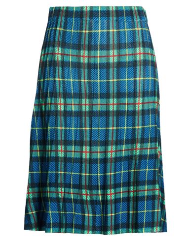 Woman Midi skirt Green Size L Merino Wool