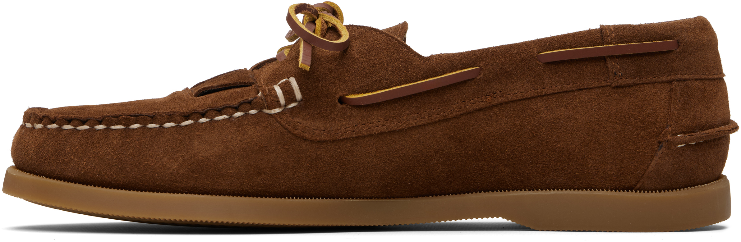 Tan Saler Nautic Suede Boat Shoes