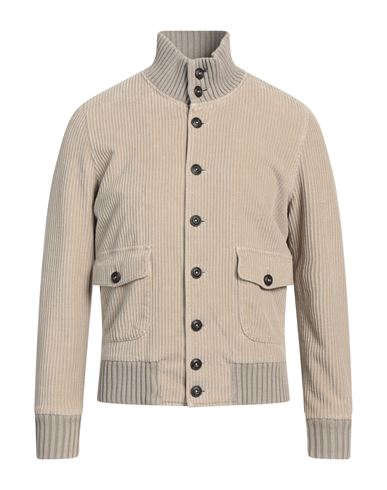 L. b.m. 1911 Man Jacket Beige Size 40 Cotton, Elastane