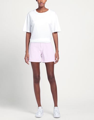 Woman Denim shorts Lilac Size 26 Cotton