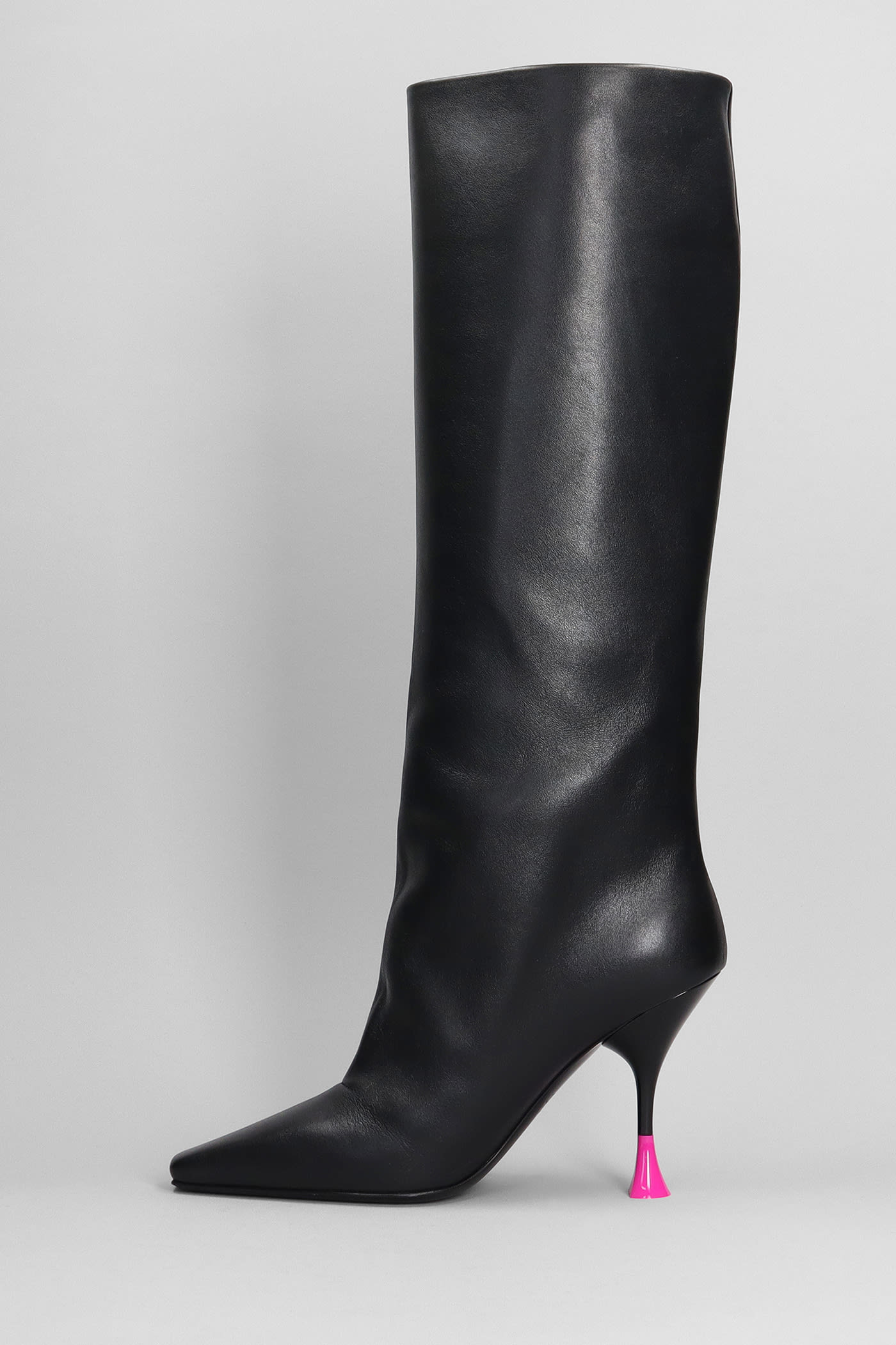 Agata 095 Boots In Black Leather