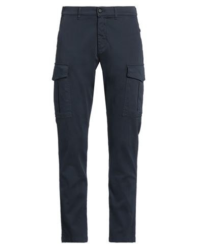 Man Pants Midnight blue Size 32 Cotton, Elastane